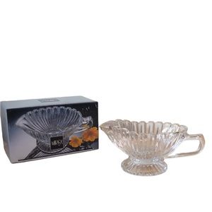 NEW NIB MIKASA Royal Suite Dressing Sauce Boat 6” gravy boat  gravy bowl